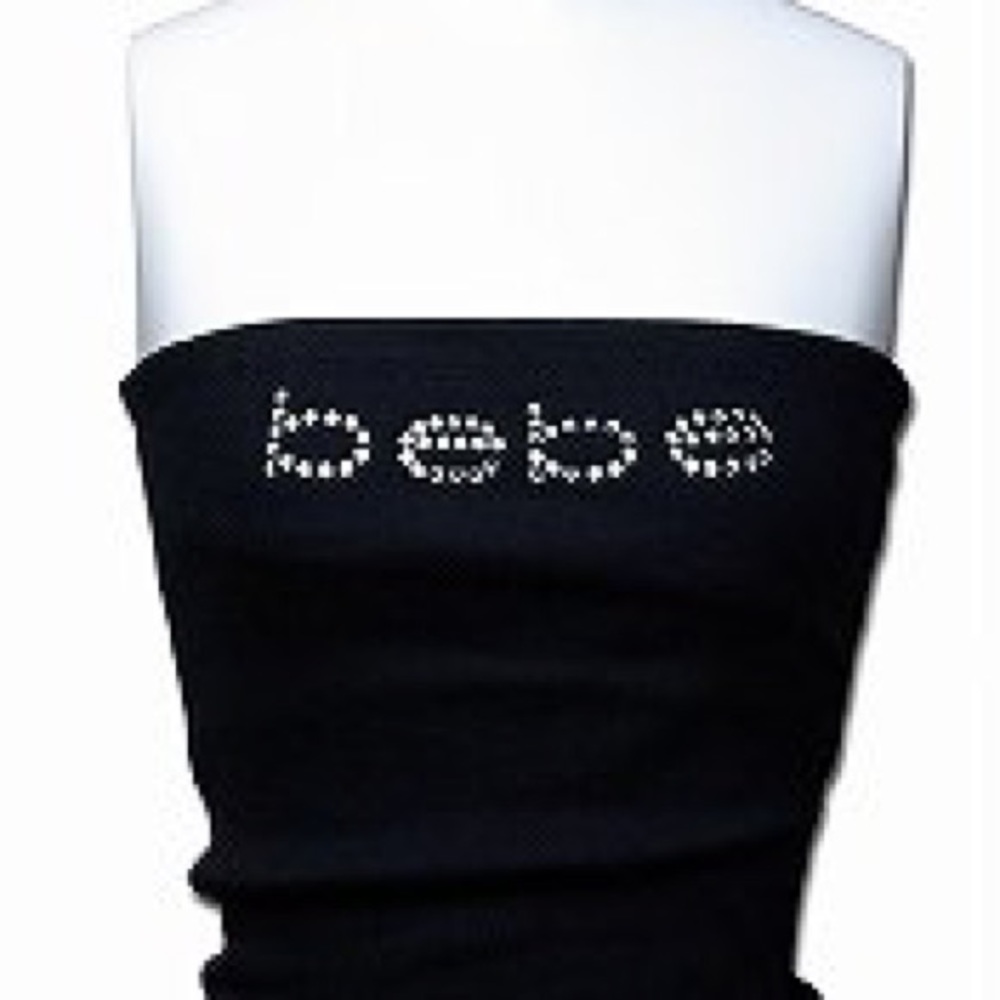 Bebe crop tube top